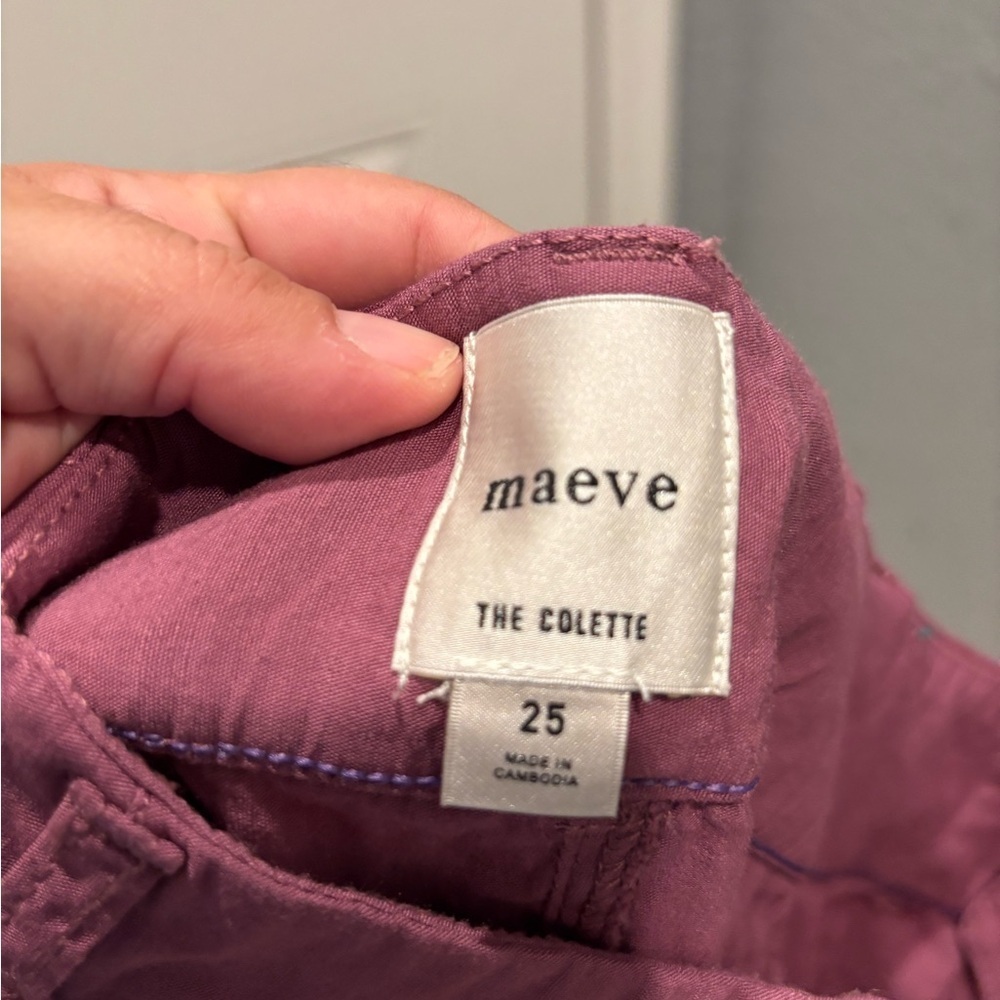 Anthropologie Colette Crop Wide-Leg Pants Maeve Womens 25 - Picture 3 of 5